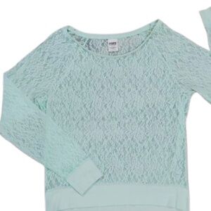 Victoria’s Secret  Lt Green Beautiful Lace Top.  Sz M